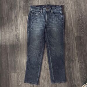 White House Black Market Blue Ankle Cropped Jeans